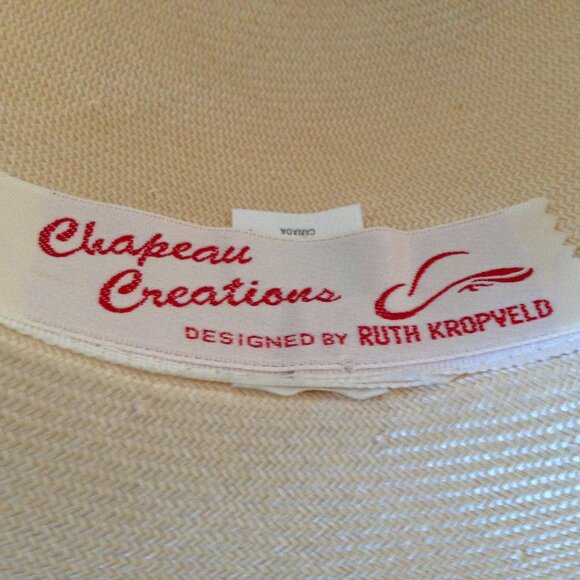 Woman's Vintage Hat by Chapeau Creations designed by Ruth Kropveld - Picture 6 of 6